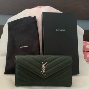 YSL Monogram Matelasse Envelope wallet